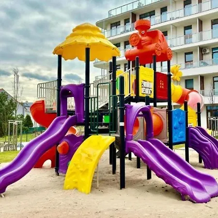 شقة Szmaragdowy Prestige 150 M Od Plazy Z Basenem سيانوزيتي